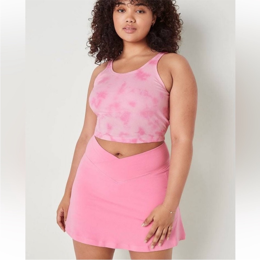 PINK Victoria's Secret Soft Pink High Waist Skort Size XL
